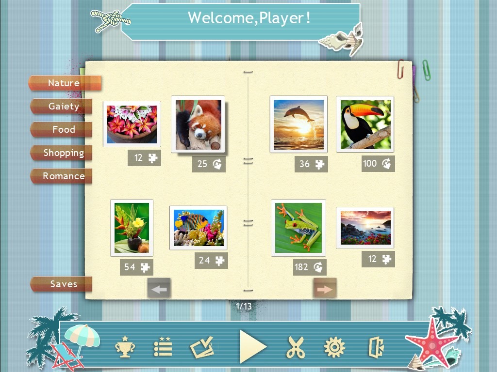 Jigsaw Puzzle Beach Season