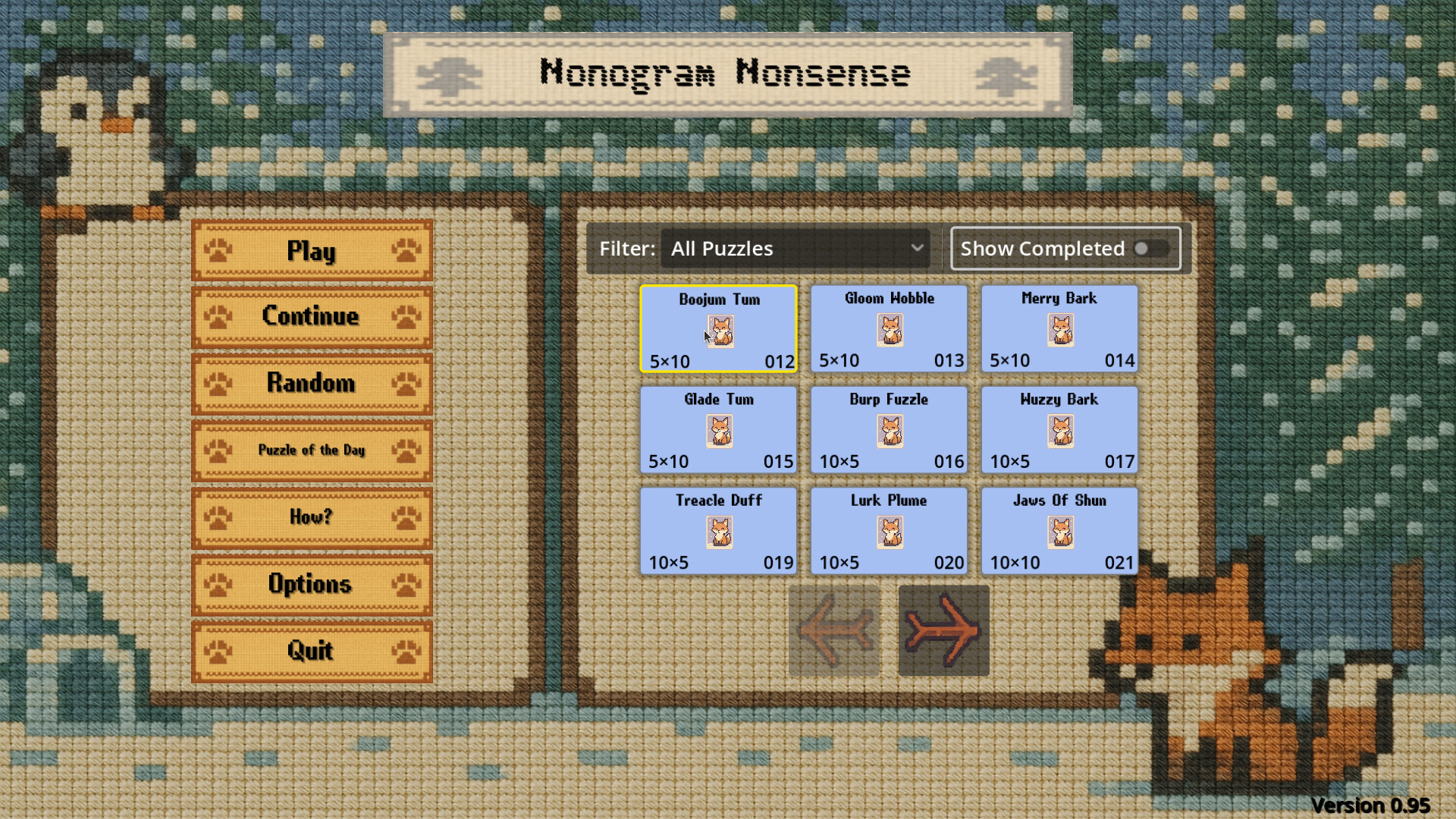 Nonogram Nonsense Demo