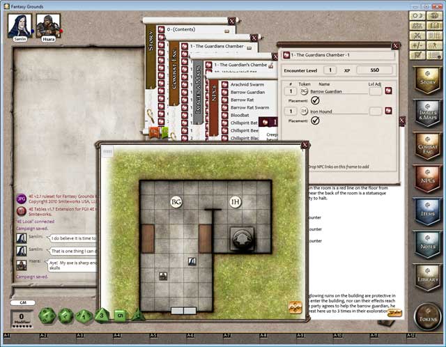 Fantasy Grounds - 4E: Lands of Darkness #1: The Barrow Grounds