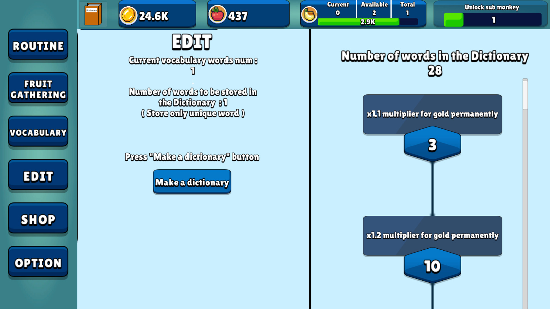 Idle Monkeylogy