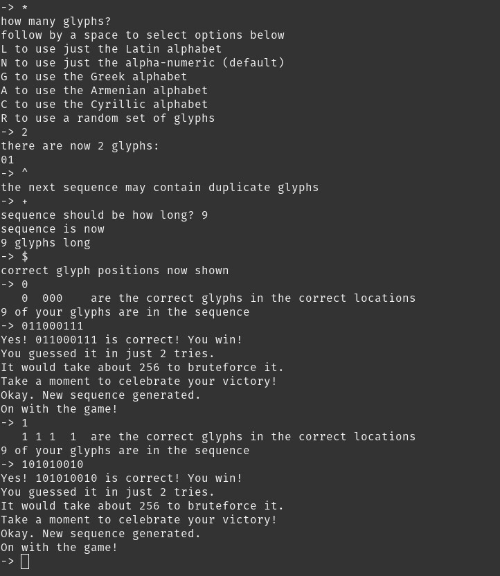 Glyph Guesser