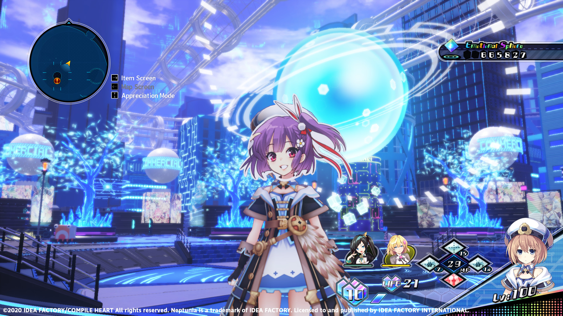Neptunia Virtual Stars - Tenjin Kotone Pack