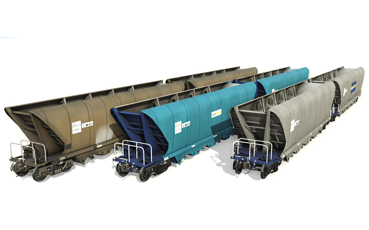 Trainz 2019 DLC - NSW Bradken 120T Coal Hopper Mega Pack