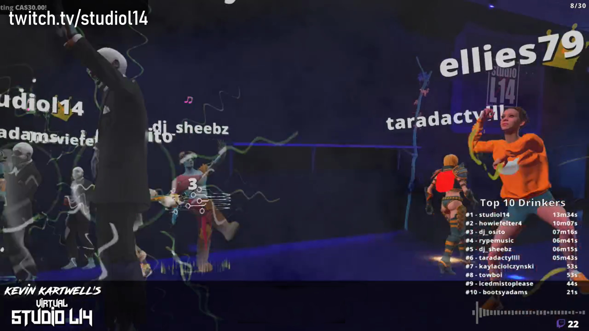 Streamer Dancefloor