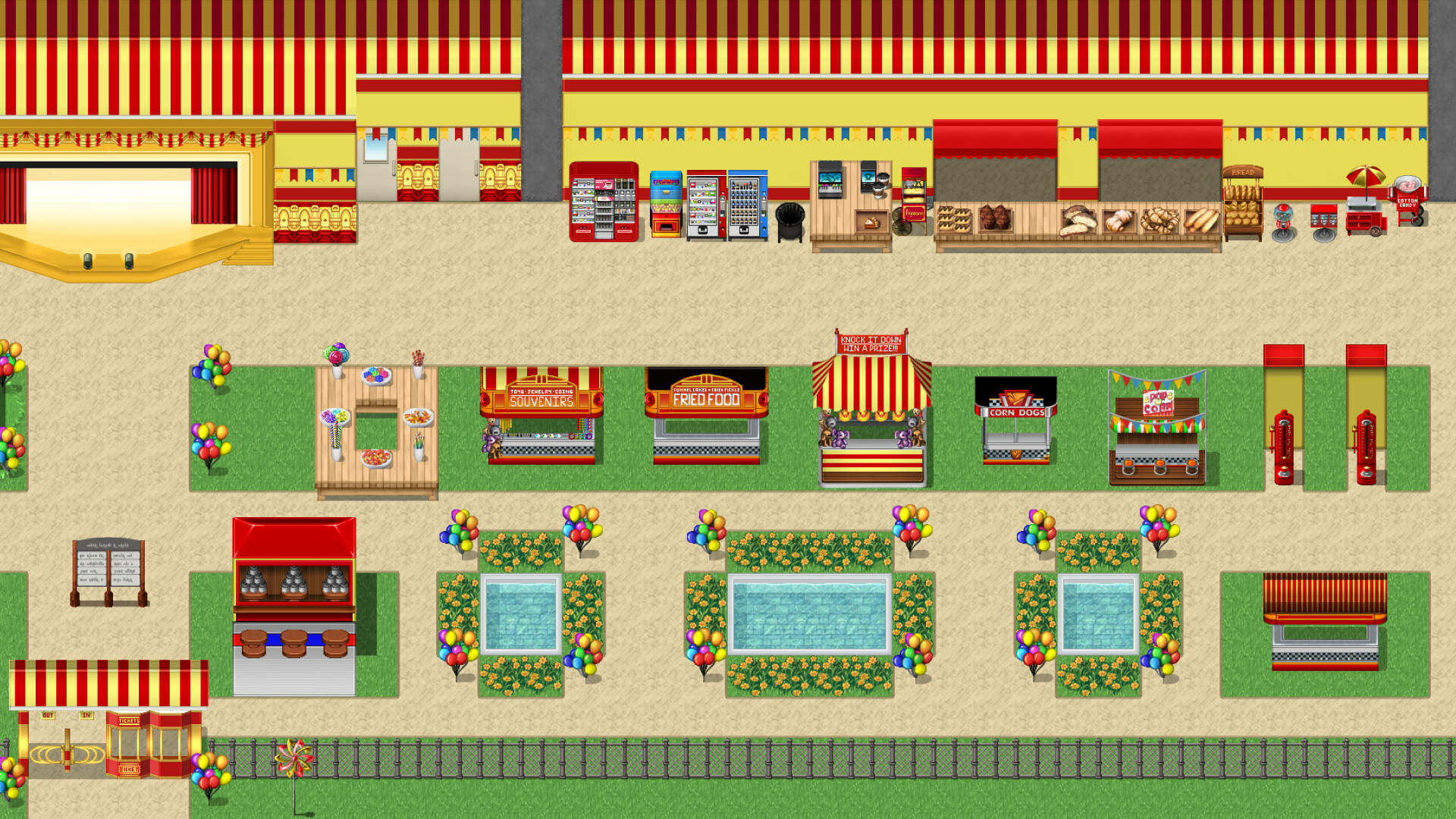 RPG Maker MV - KR Amusement Park Tileset