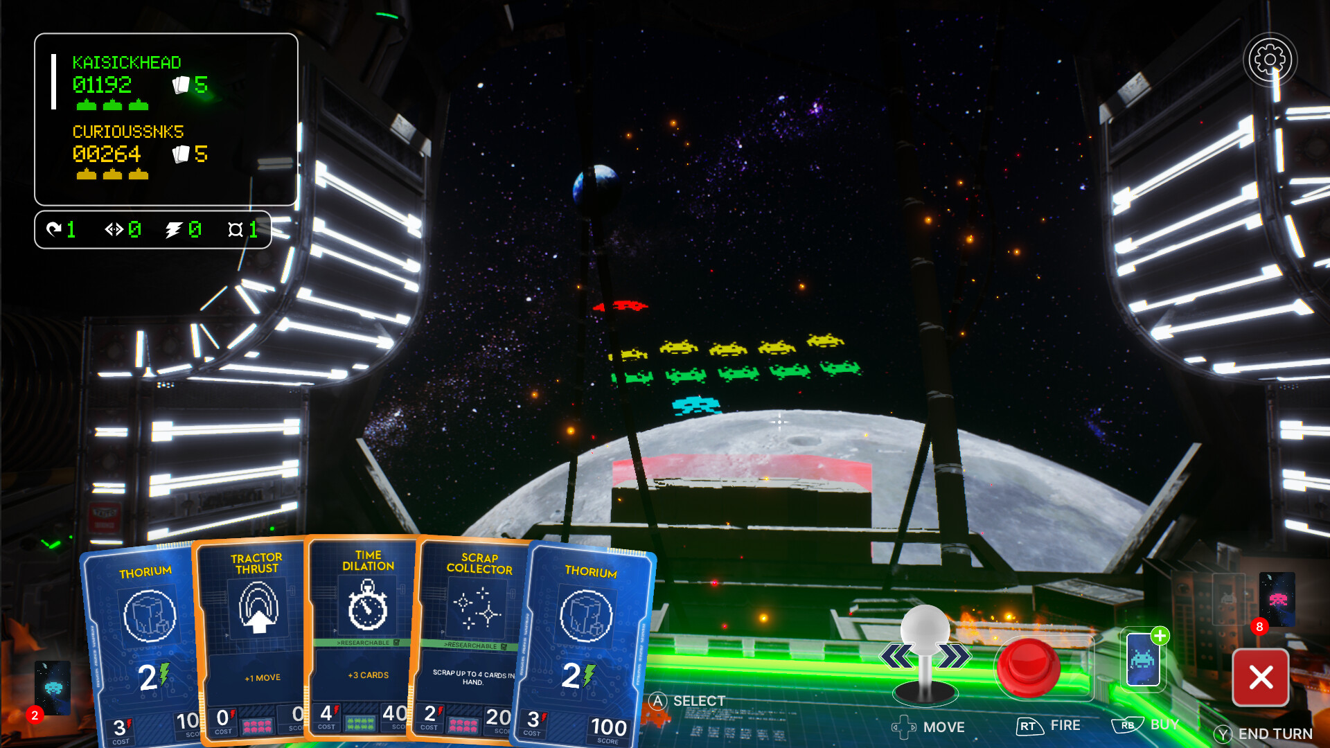 SPACE INVADERS: Deck Commander