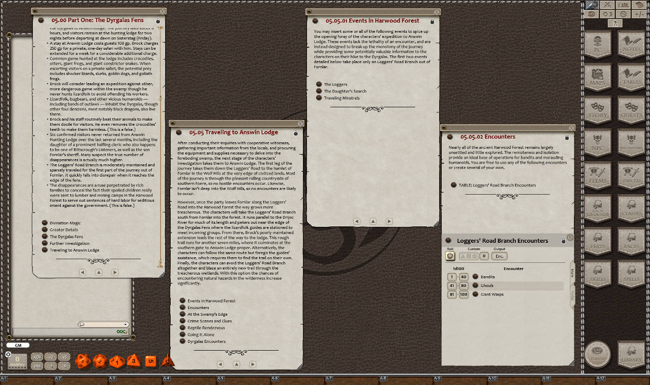 Fantasy Grounds: Quests of Doom 4 - The Hunter's Game (5E)