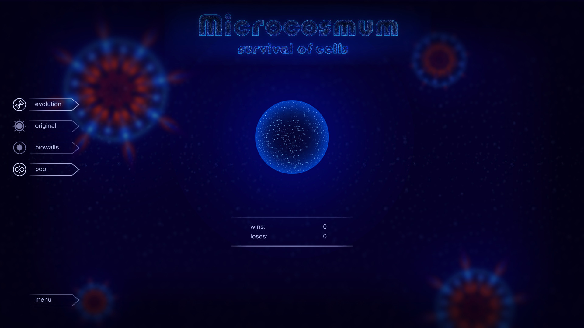 Microcosmum: survival of cells - Random levels