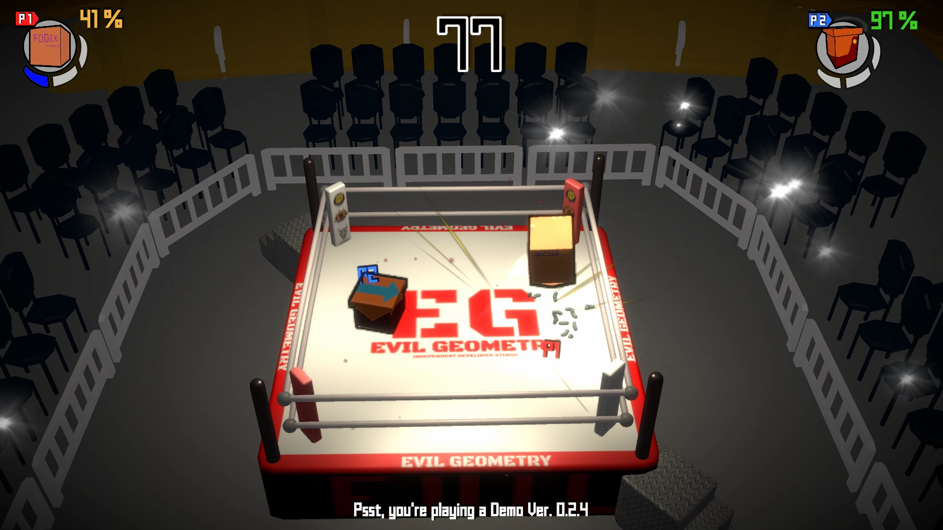 Wrestling Cardboard Championship Demo