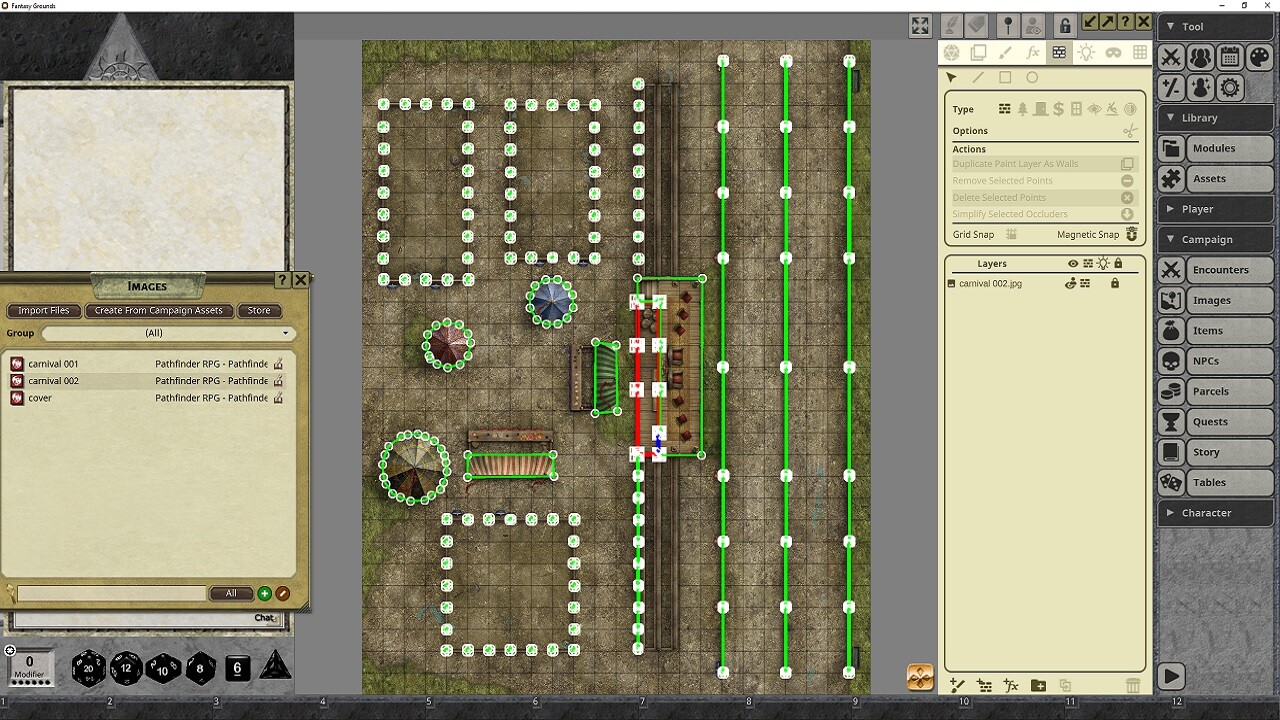 Fantasy Grounds - Pathfinder RPG - Pathfinder Flip-Mat - Carnival