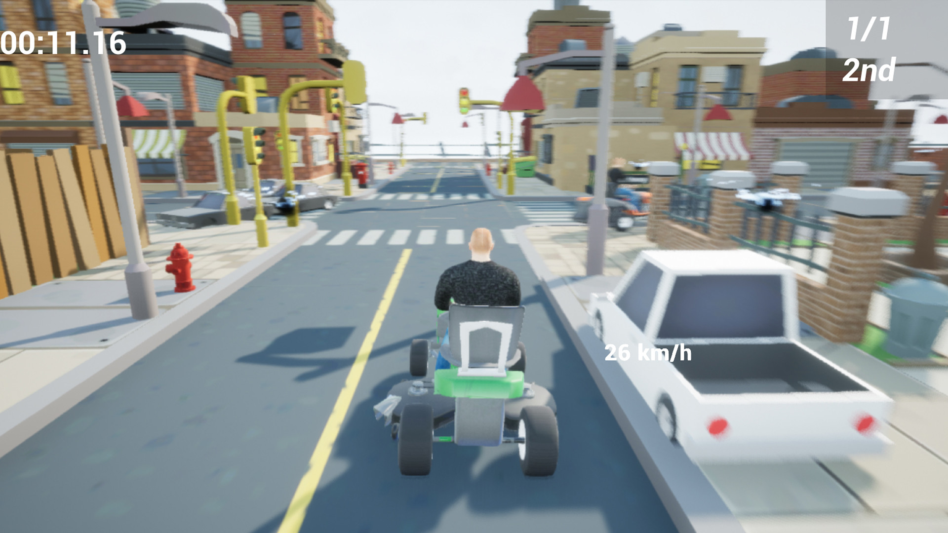 Lawnmower Game: Racing