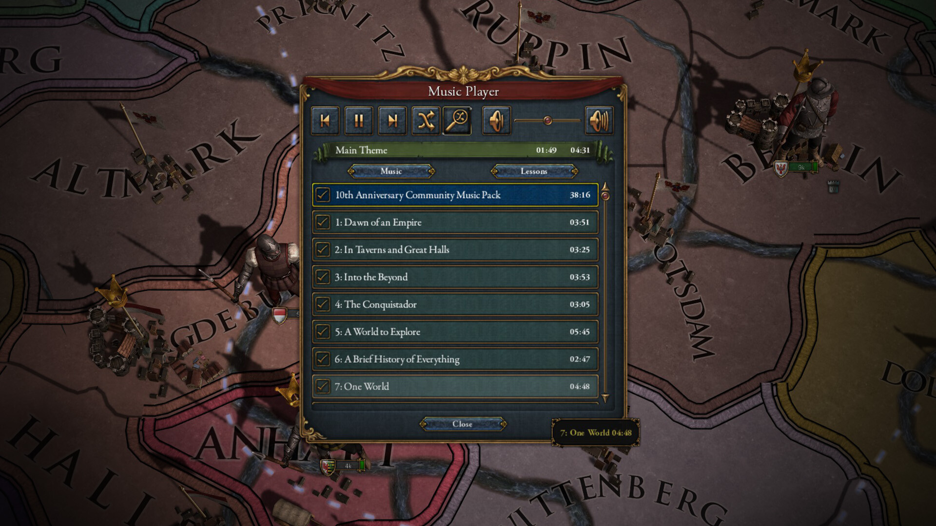 Europa Universalis IV: 10th Anniversary Community Music Pack