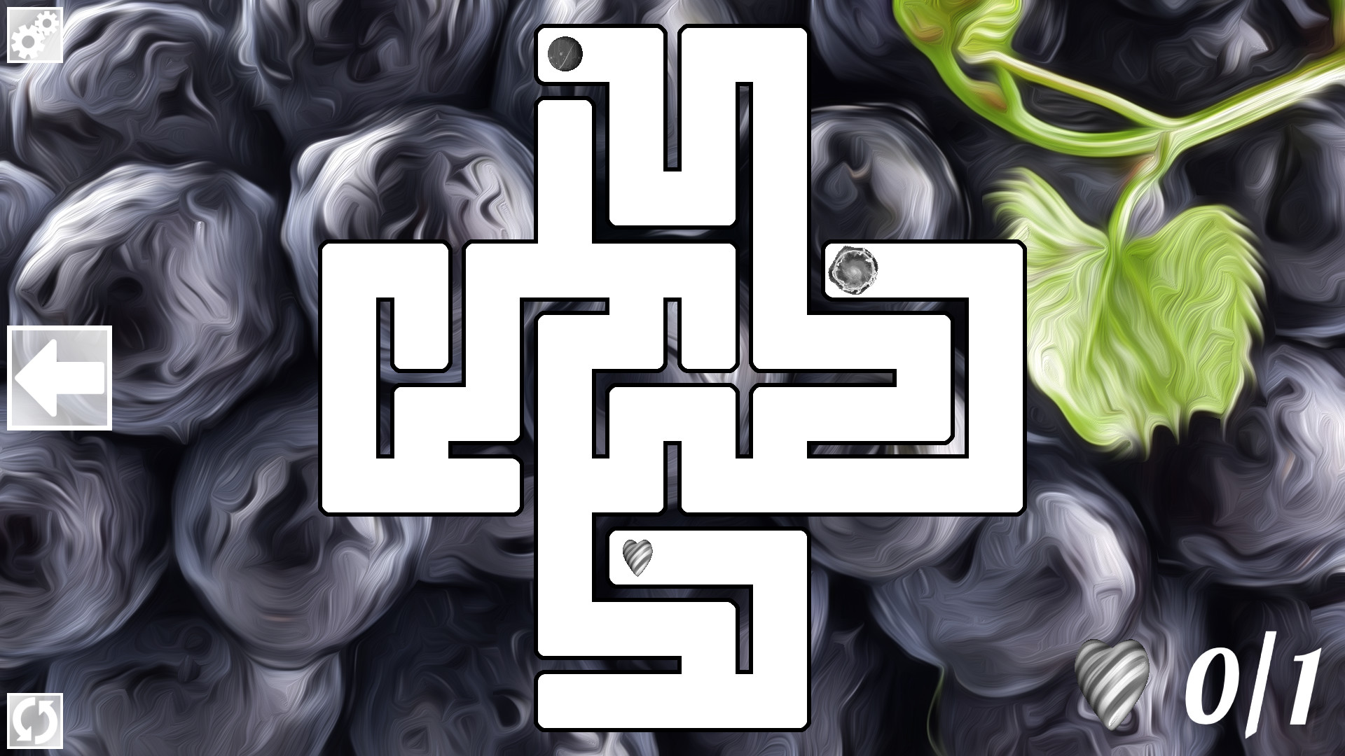 Maze Art: Black