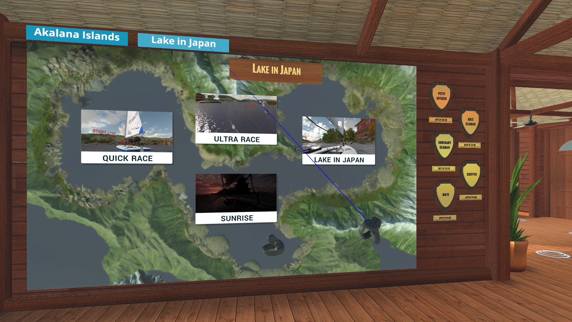 VR Regatta - Lake in Japan
