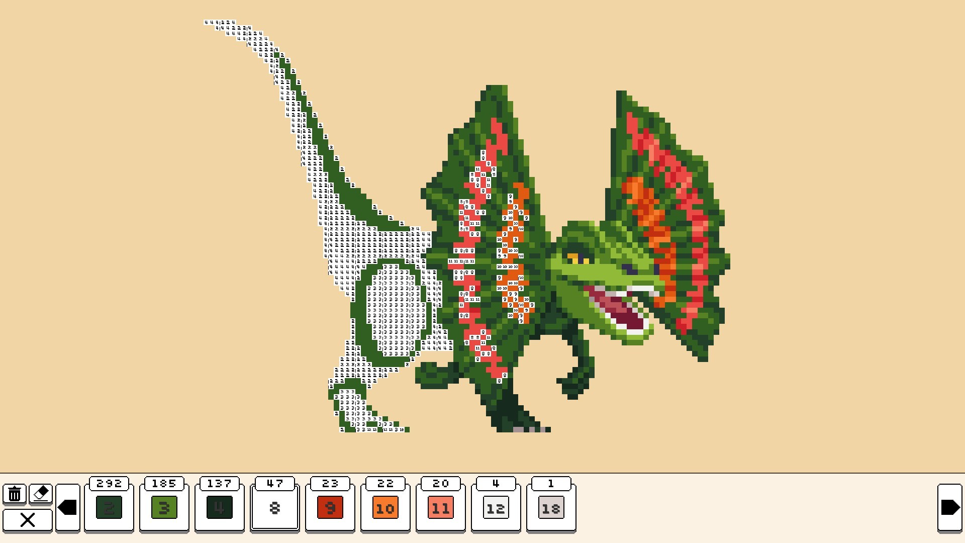 Coloring Pixels - Dinosaurs Pack