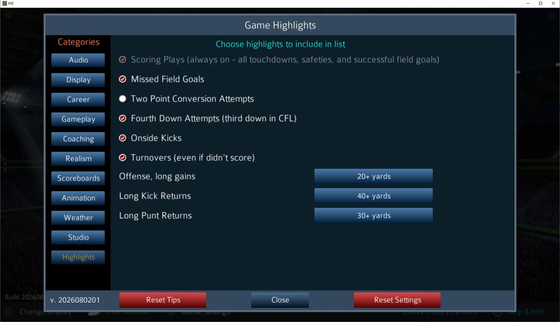 Pro Strategy Football 2026