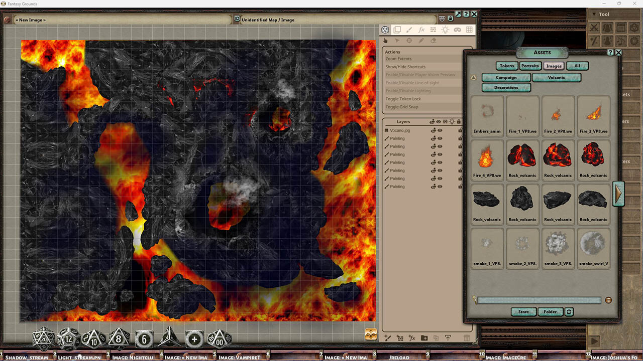 Fantasy Grounds - FG Volcanic Map Pack