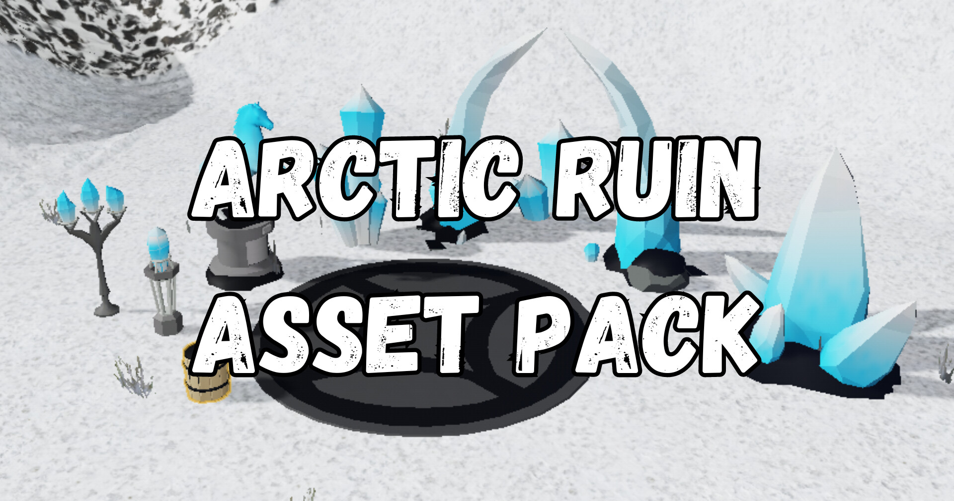 GameGuru MAX Low Poly Asset Pack - Arctic Ruins