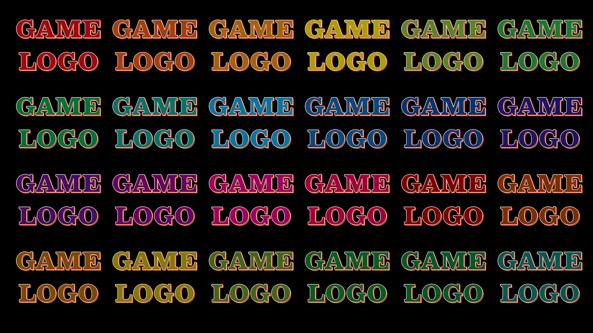 TIGER GAME ASSETS LOGOTYPE VOL.27