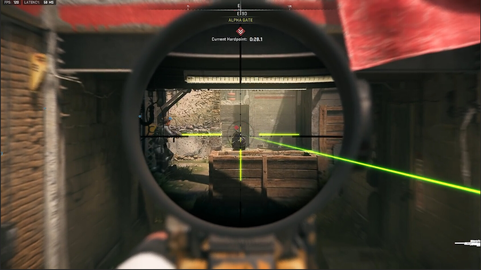 Aim Down Screen