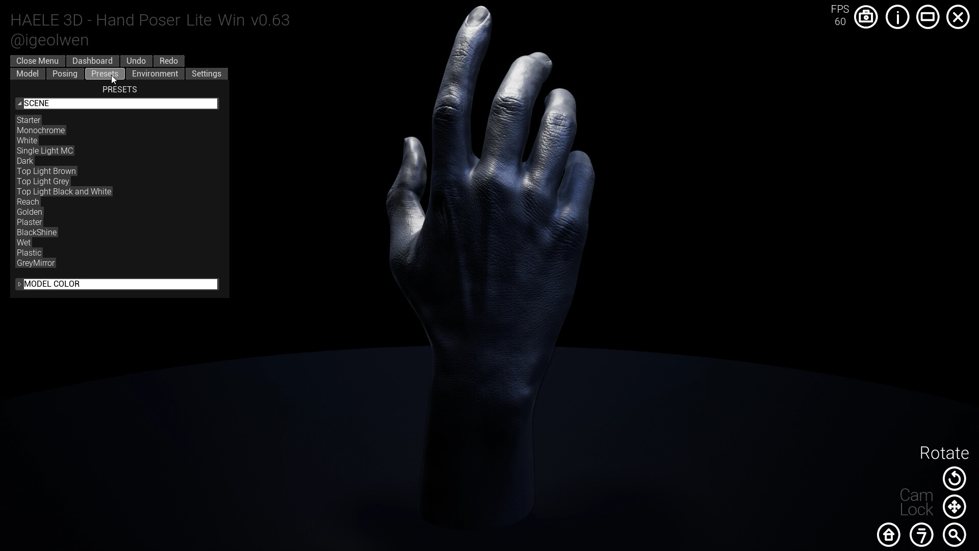 HAELE 3D - Hand Poser Lite