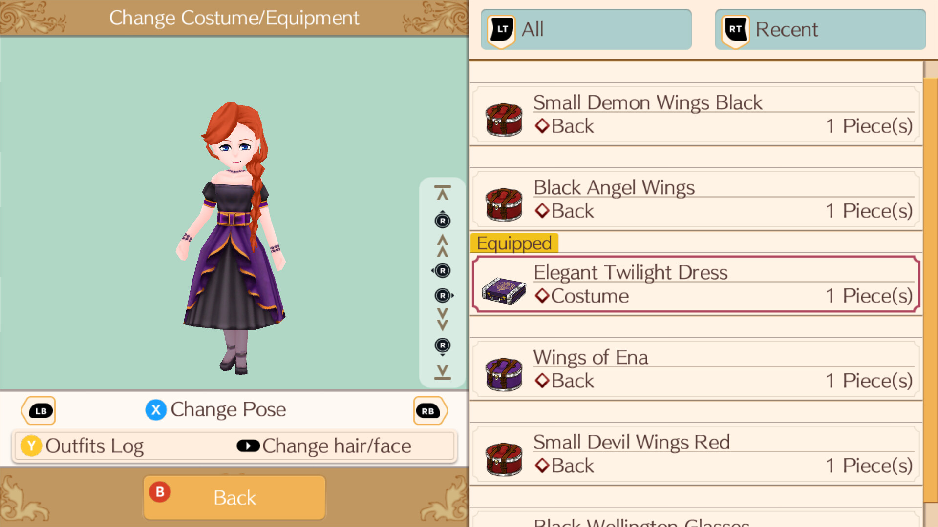 Nightfall Attire - WorldNeverland - Daily Life in the Elnea Kingdom - Another Life Adventure