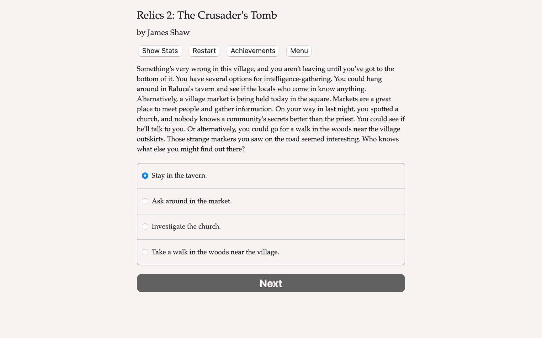 Relics 2: The Crusader's Tomb