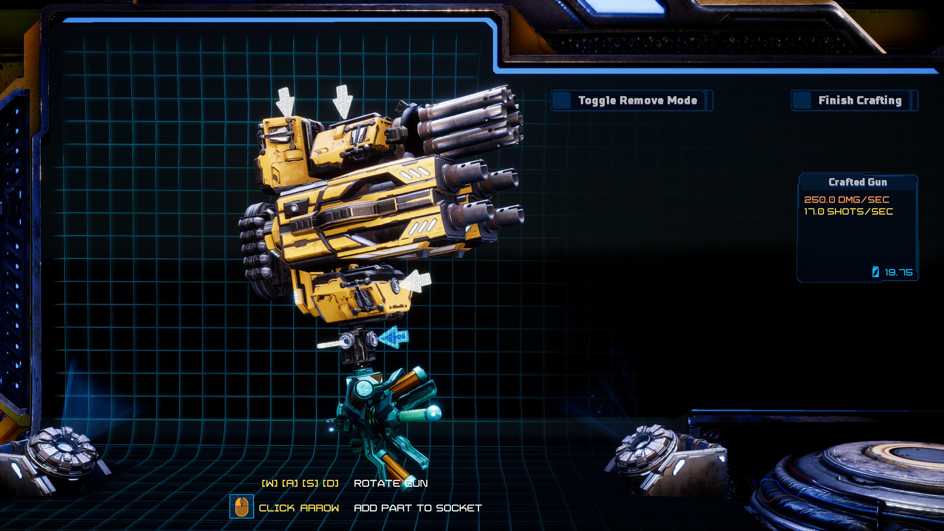 MOTHERGUNSHIP Gun Crafting Range