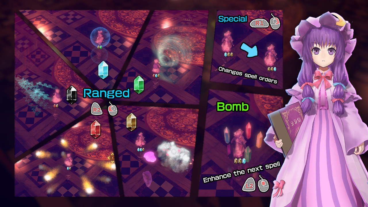 The Disappearing of Gensokyo: Patchouli Character Pack