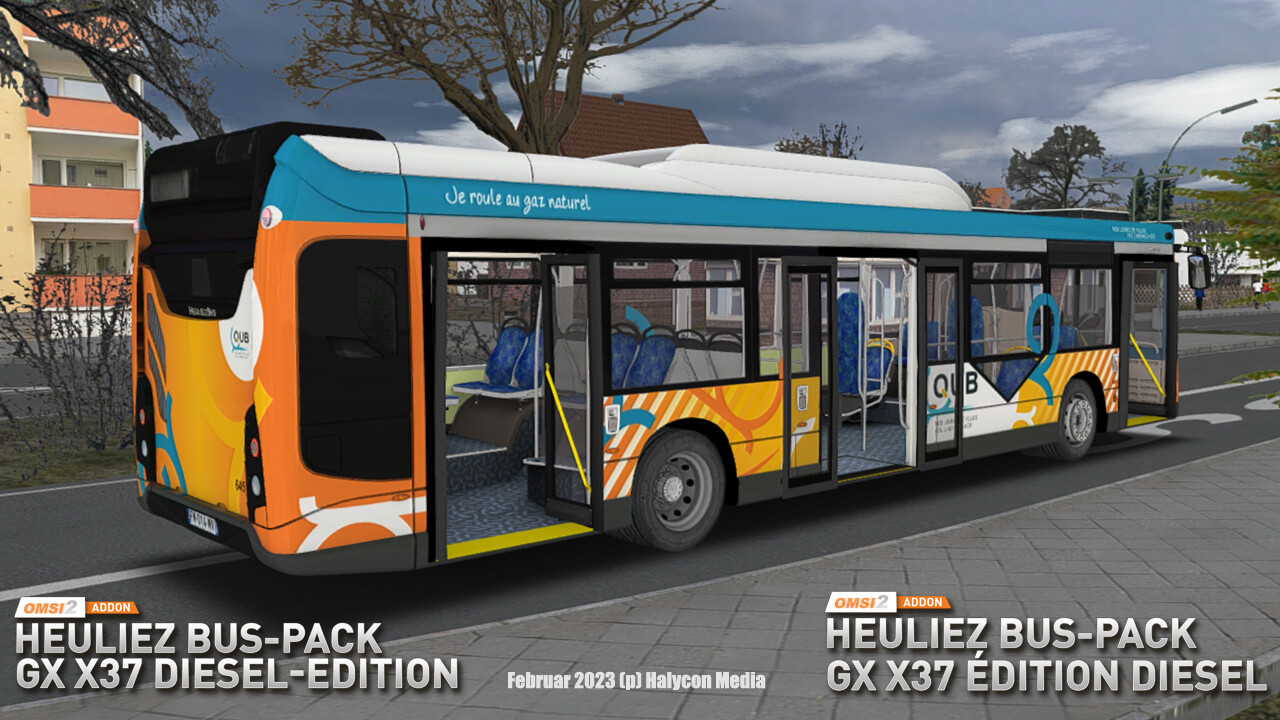 OMSI 2 Add-on Heuliez Bus Pack GX x37 Diesel Edition