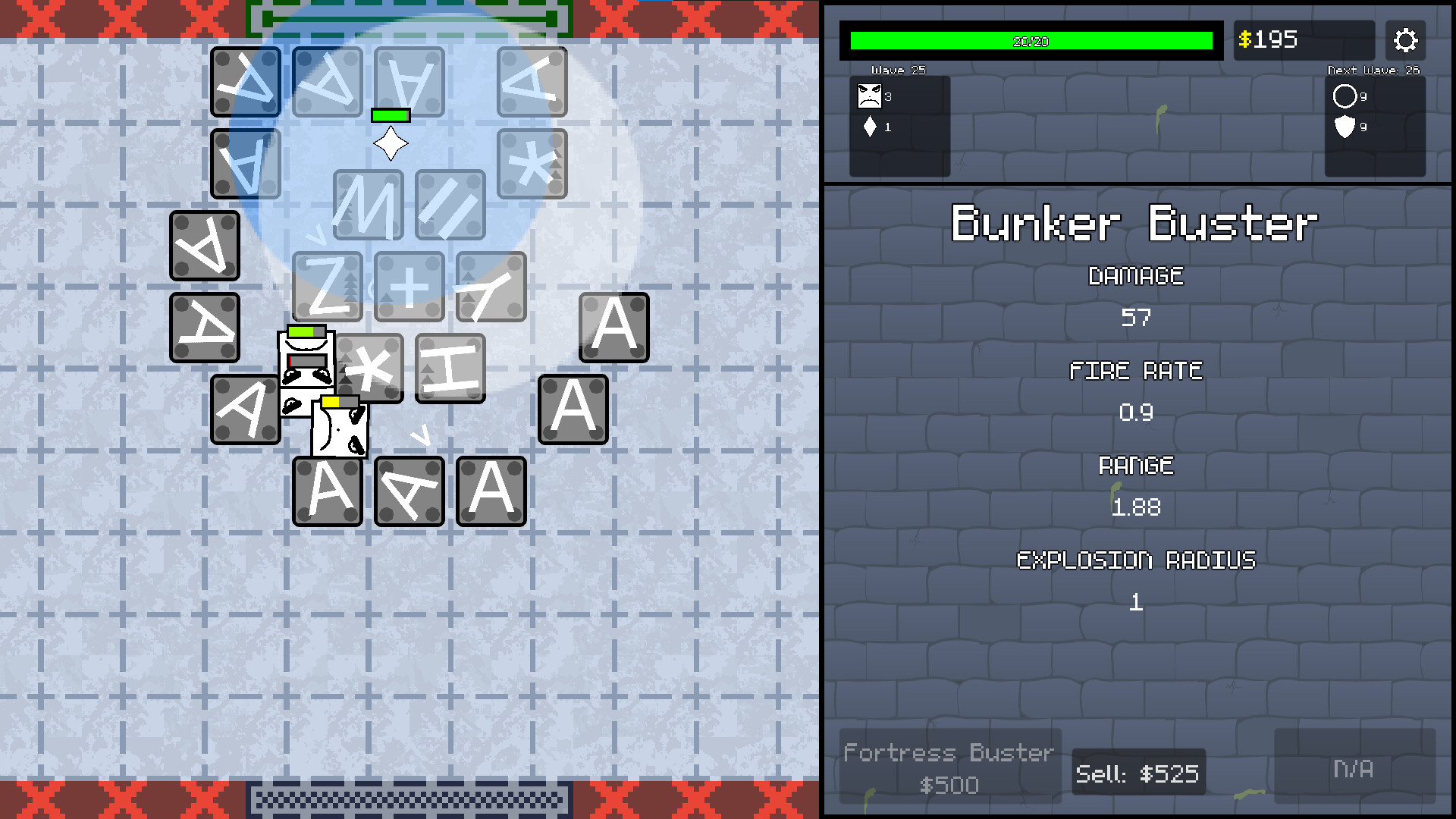 ASCII Tower Defense