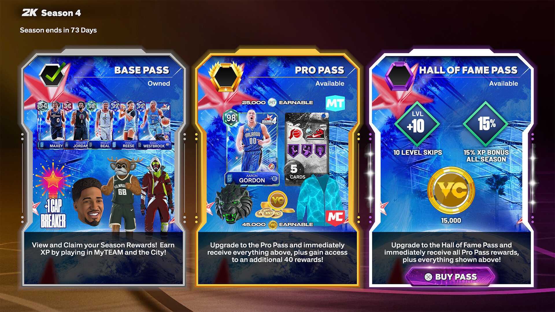 NBA 2K26 Hall of Fame Pass: Season 4