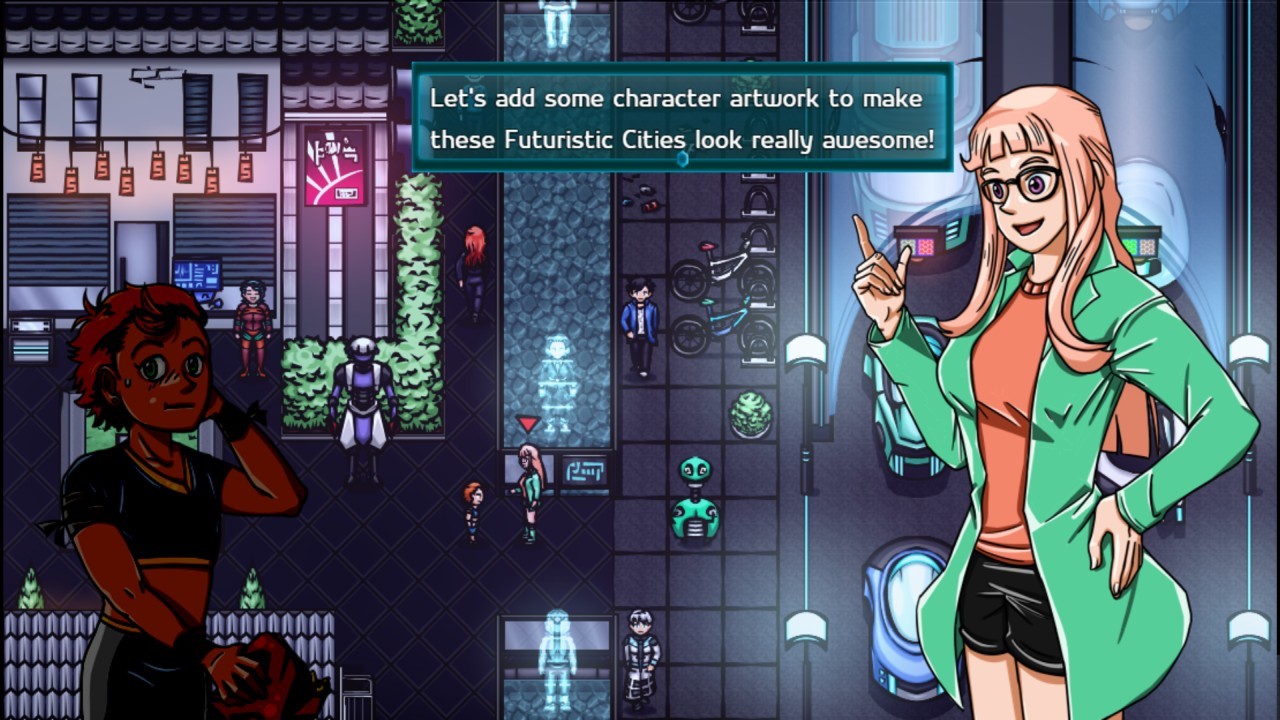 RPG Maker MZ - Rinobers Futuristic Characters