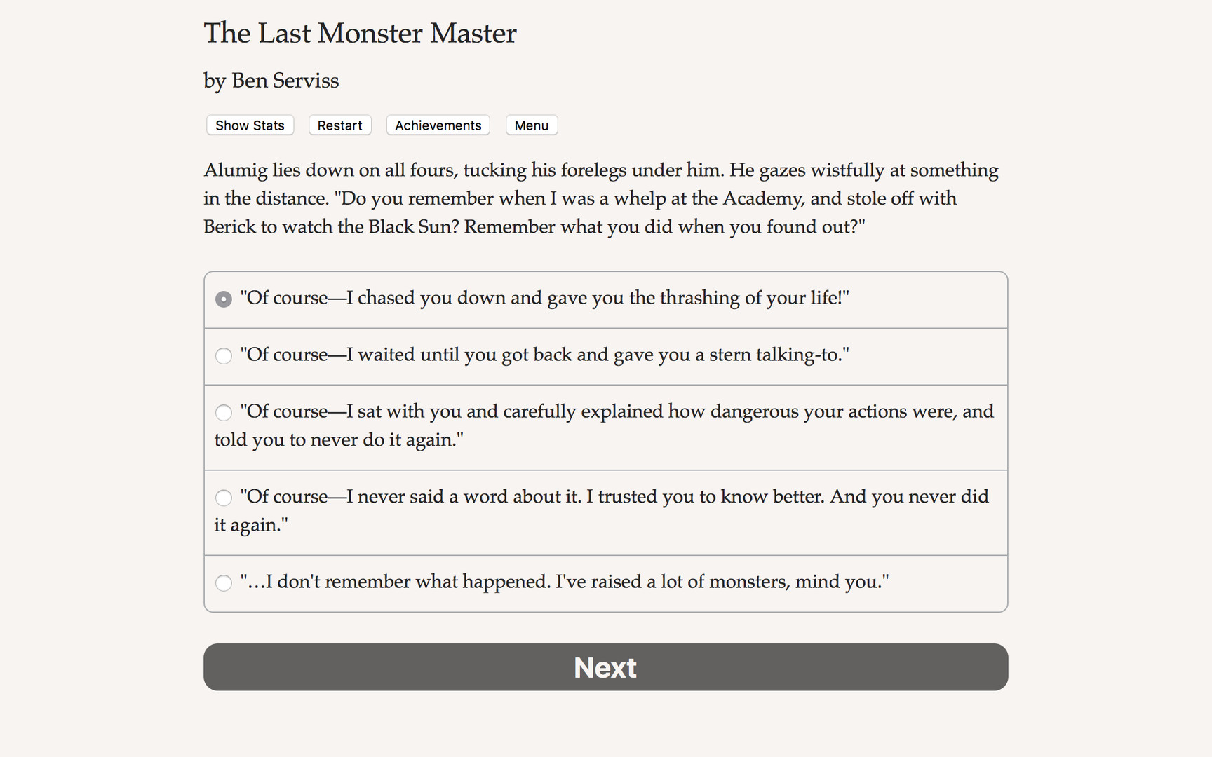 The Last Monster Master Demo