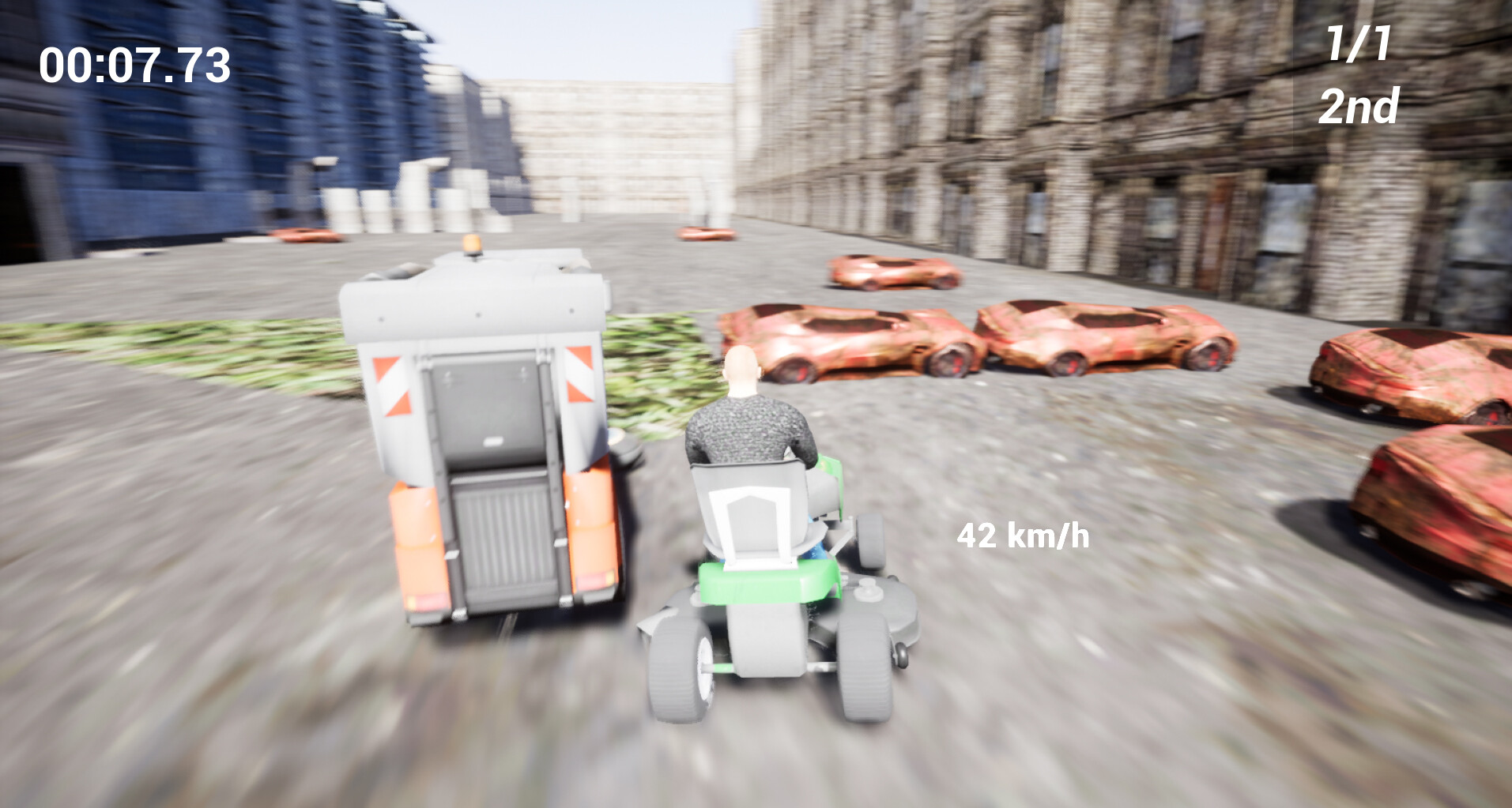 Lawnmower Game Racing 2: Drunken