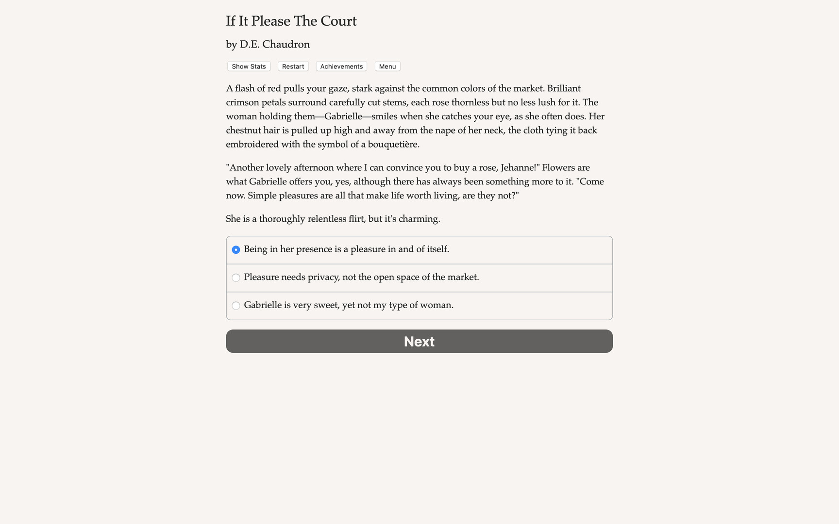 If It Please the Court