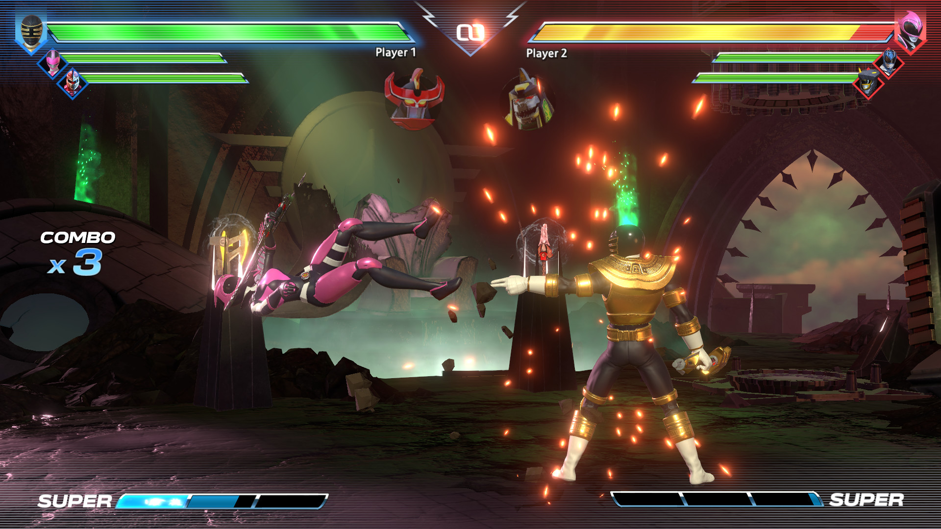 Power Rangers: Battle for the Grid Trey of Triforia - Gold Zeo Ranger