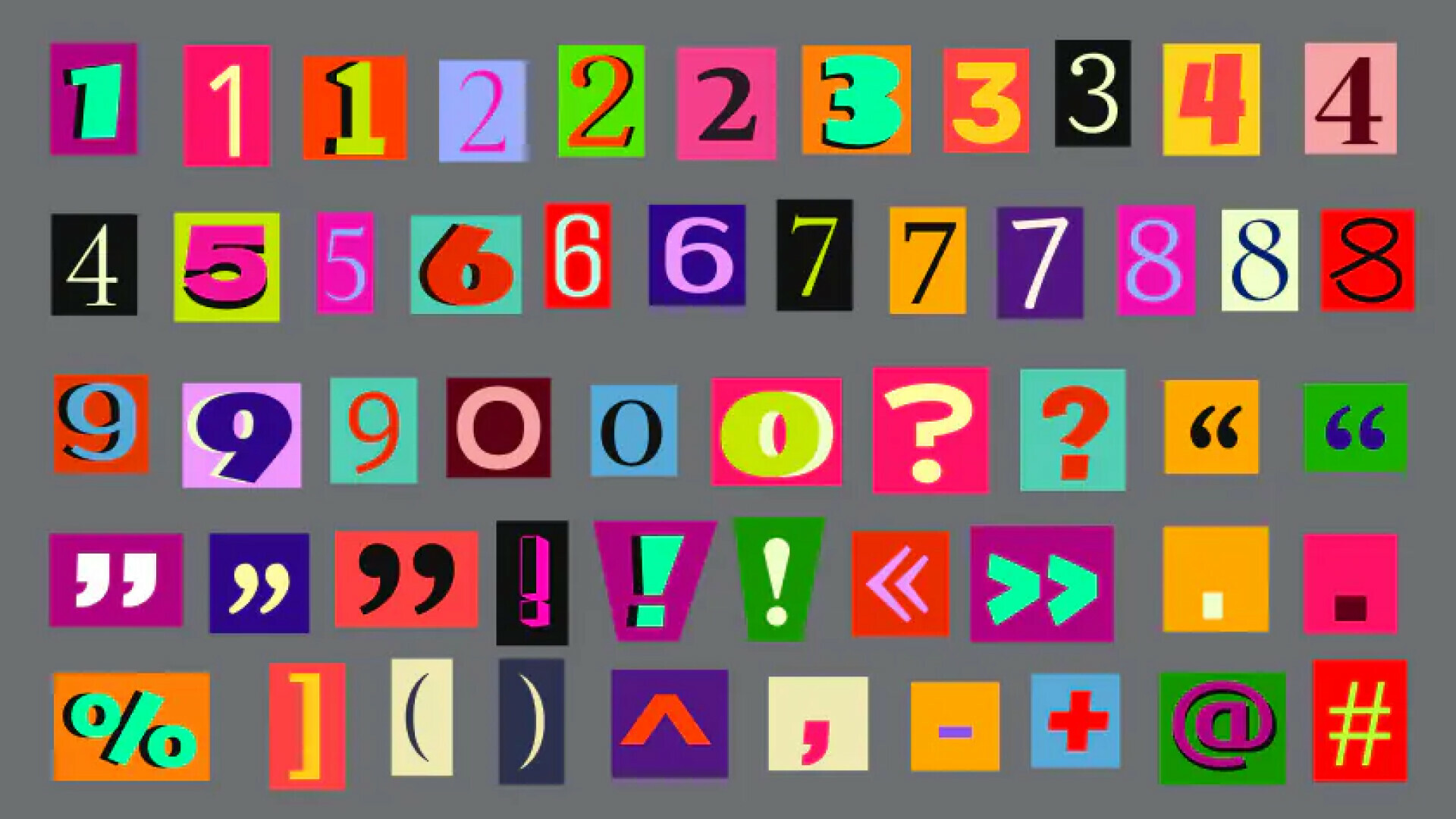 Movavi Video Editor 2025 - Cutout Alphabet Pack
