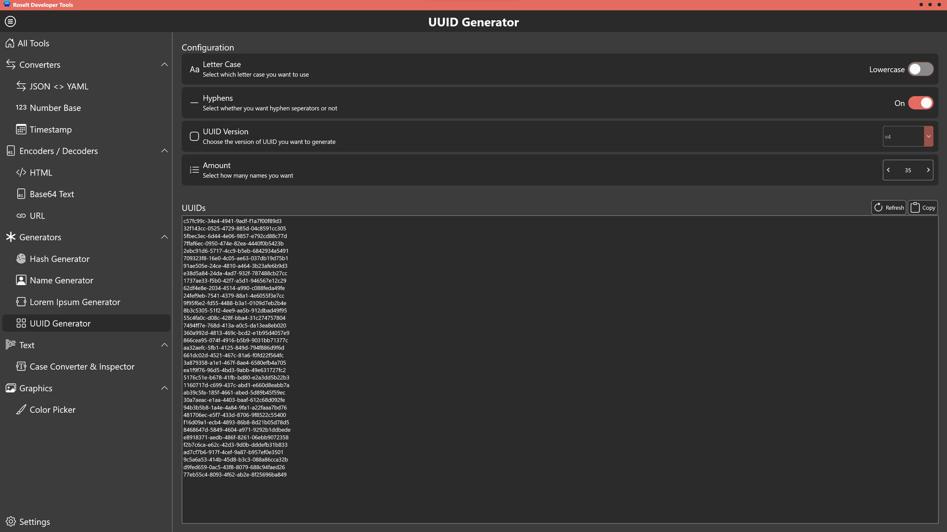 Roselt Developer Tools