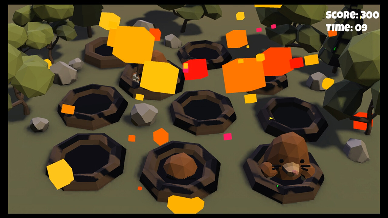 3D Whac-A-Mole