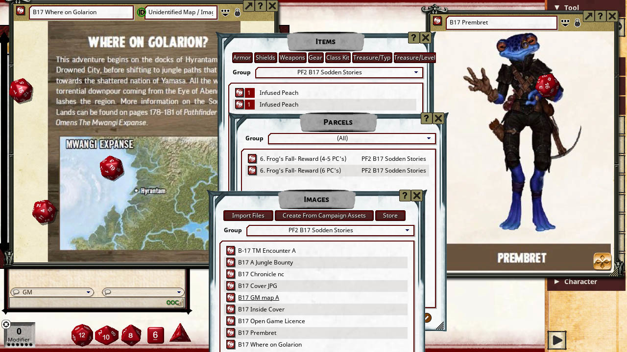 Fantasy Grounds - Pathfinder 2 RPG - Pathfinder Bounty # 17: Sodden Stories