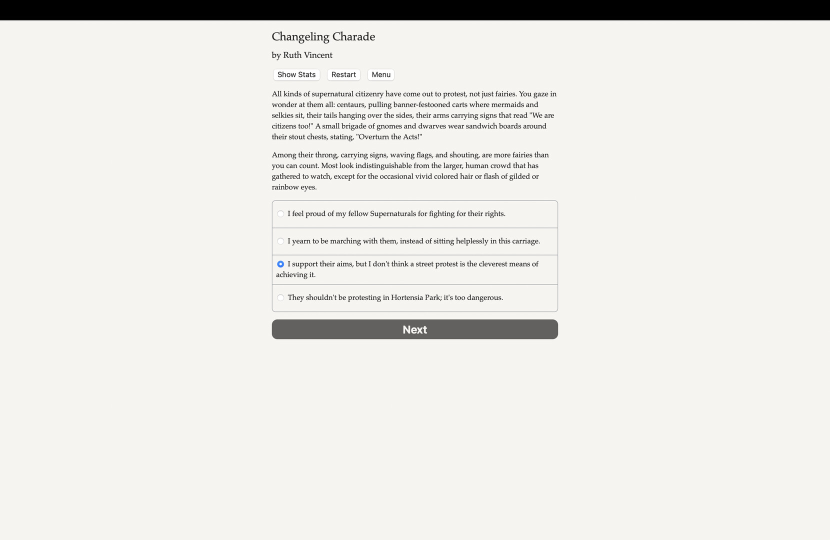 Changeling Charade Demo