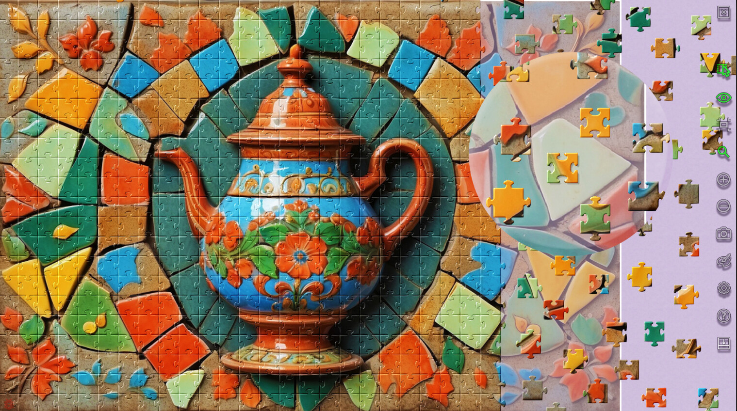 Master of Pieces © Jigsaw Puzzle DLC - Ceramic Mosaic