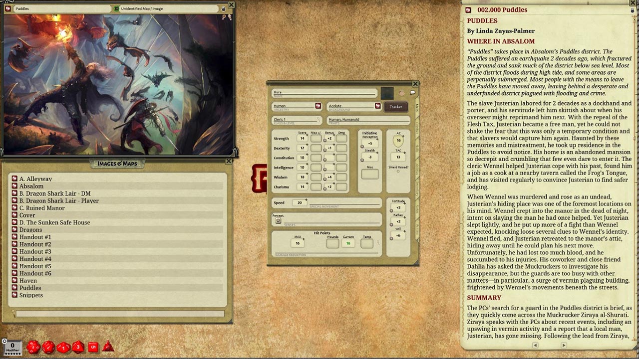Fantasy Grounds - Pathfinder Playtest - The Rose Street Revenge (PFRPG2)
