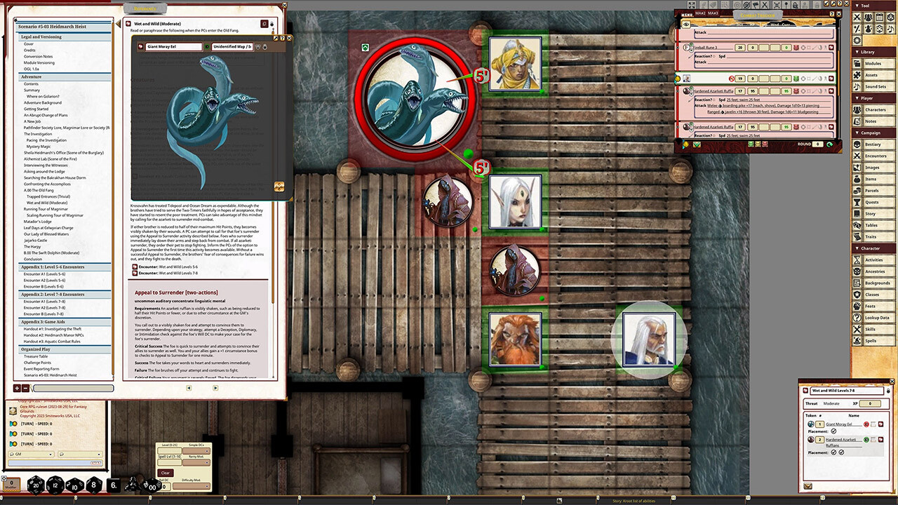 Fantasy Grounds - Pathfinder 2 RPG - Pathfinder Society Scenario #5-03: Heidmarch Heist