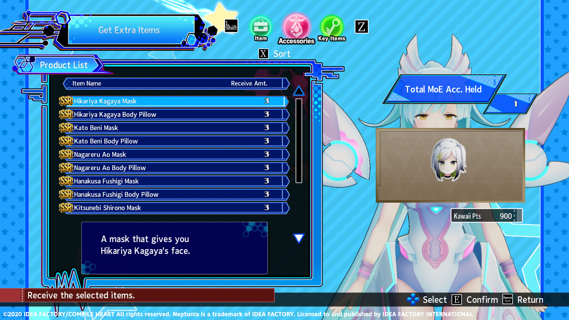 Neptunia Virtual Stars - Electronic Fairy Project x Kokounoakumu-Nightmare- Pack
