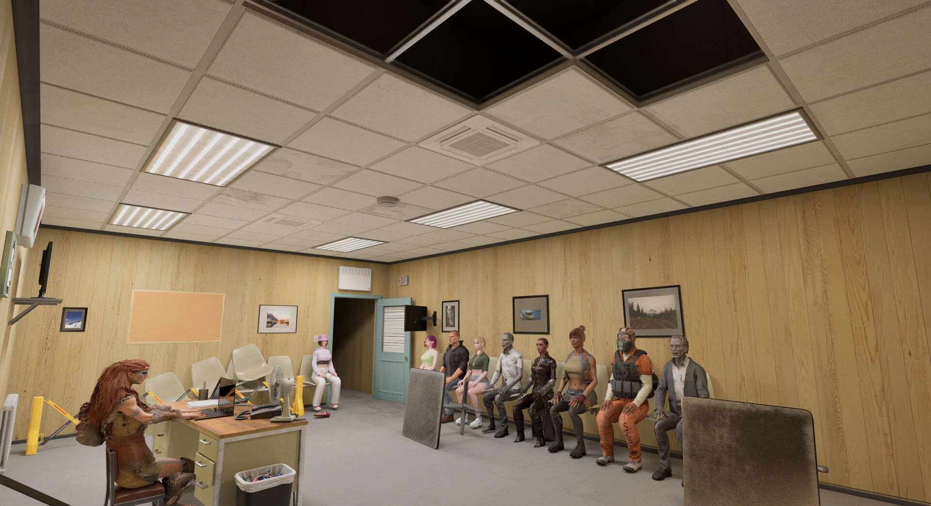 The Waiting Room - An Existential Simulation