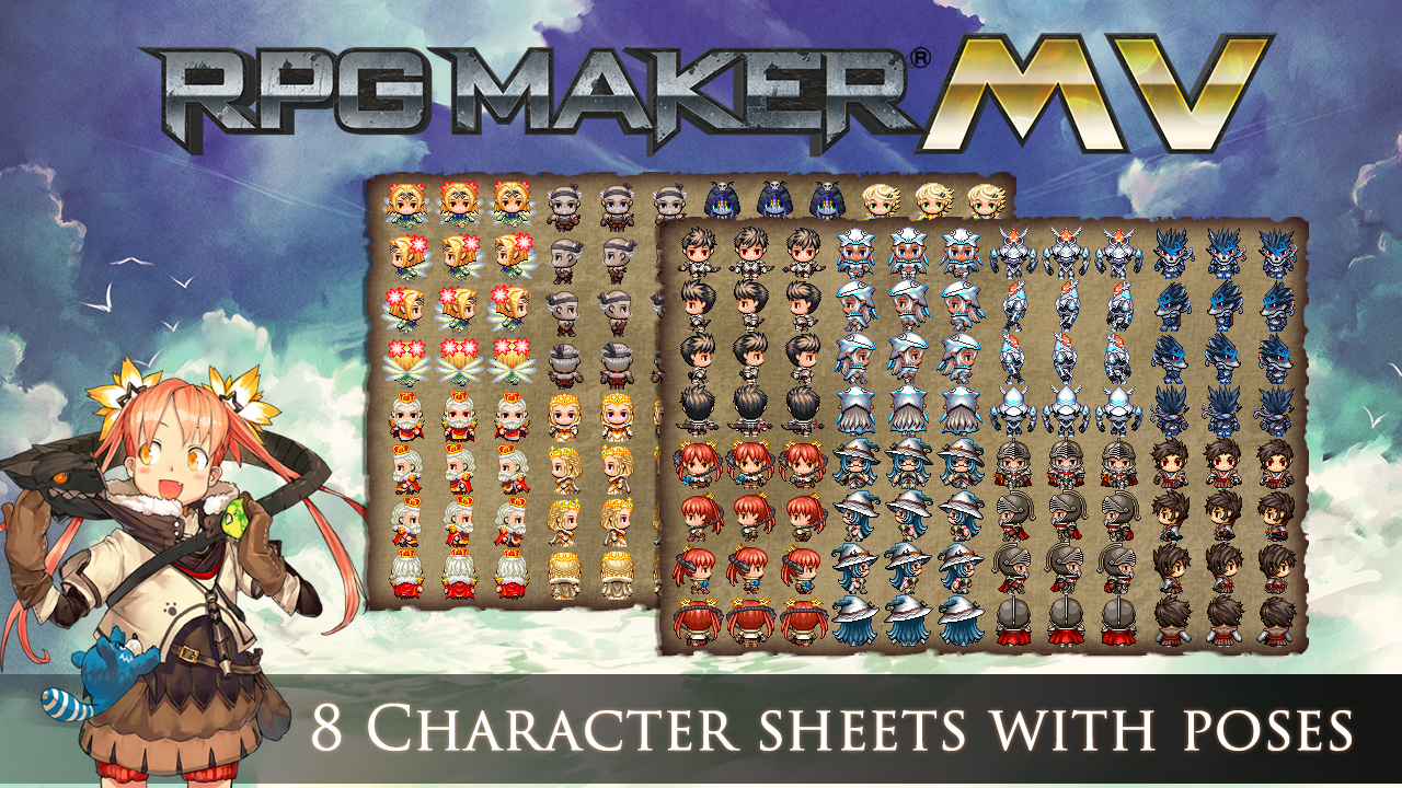 RPG Maker MV - Cover Art Characters Pack