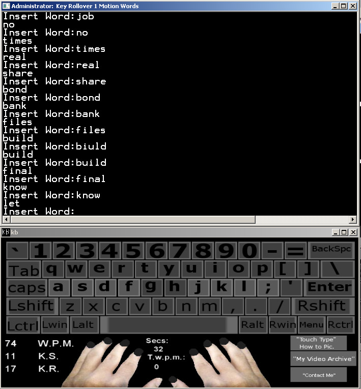 Touch Typing Home Row Speed Grinder - Silver Skin