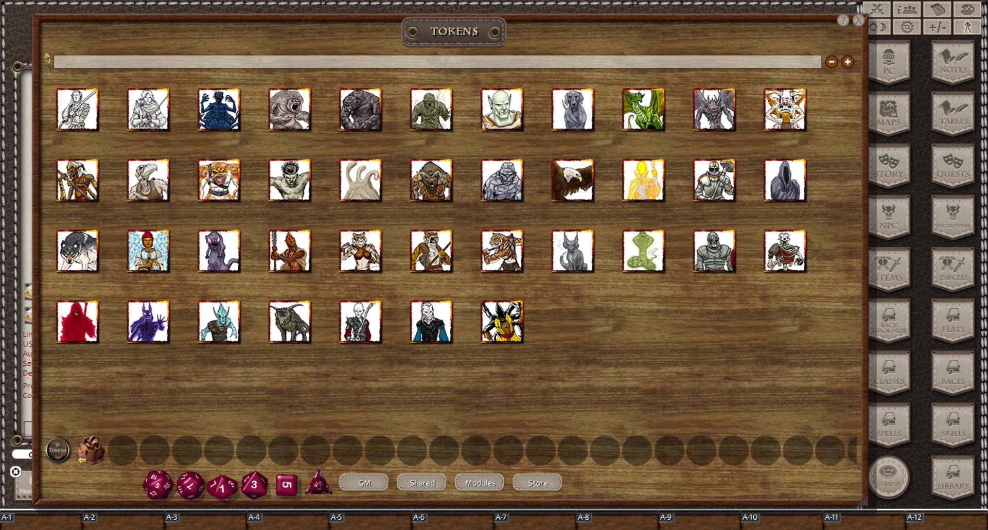 Fantasy Grounds - Gaming Pack #2: Arcana Evolved (Token Pack)